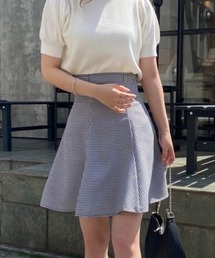 one after another NICE CLAUP | バックレースアップフレアミニスカート(スカート)