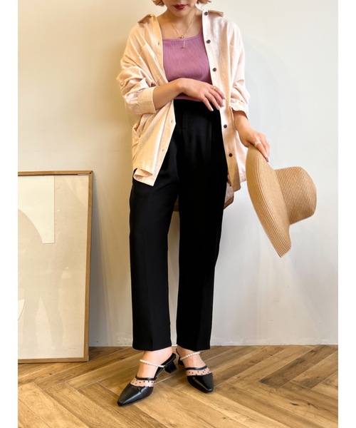 JUMELLE(ジュメロ)の「ライトリネンシャツ(シャツ/ブラウス・レディース・ピンク・FREE)」の21枚目の写真