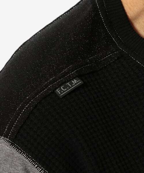 FranCisT_MOR.K.S.（フランシストモークス）の「FranCisT_MOR.K.S./フランシスト モークス/13MIX PACHWORK S/S T（Tシャツ/カットソー・メンズ・ブラック/ホワイト・3/2/4）」の6枚目の写真