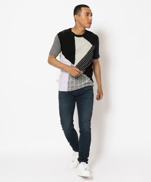 FranCisT_MOR.K.S.（フランシストモークス）の「FranCisT_MOR.K.S./フランシスト モークス/13MIX PACHWORK S/S T（Tシャツ/カットソー・メンズ・ブラック/ホワイト・3/2/4）」の11枚目の写真