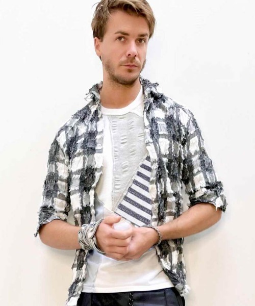 FranCisT_MOR.K.S.（フランシストモークス）の「FranCisT_MOR.K.S./フランシスト モークス/13MIX PACHWORK S/S T（Tシャツ/カットソー・メンズ・ブラック/ホワイト・3/2/4）」の14枚目の写真