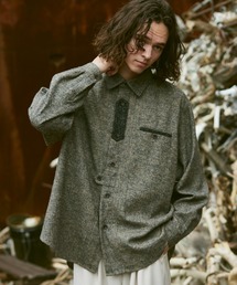 CASPER JOHN | Tweed retro shirts/ツィードレトロシャツ(シャツ/ブラウス)
