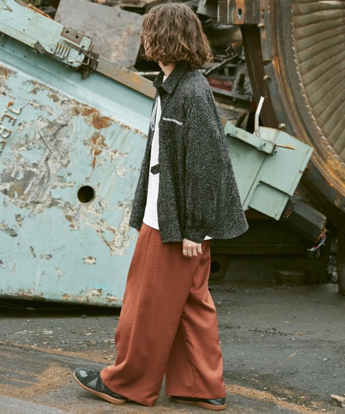 CASPER JOHN（キャスパージョン）の「Tweed retro shirts/ツィードレトロシャツ（シャツ/ブラウス・メンズ・ブラック/グリーン/モカ・SMALL/MEDIUM/LARGE）」の19枚目の写真