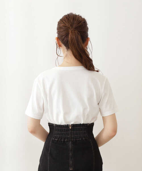 PROPORTION BODY DRESSING(プロポーションボディドレッシング)の「<E>ロゴTシャツ / 1212167401(Tシャツ/カットソー・レディース・ホワイト系その他/ダークグレー/オフホワイト・FREE)」の22枚目の写真