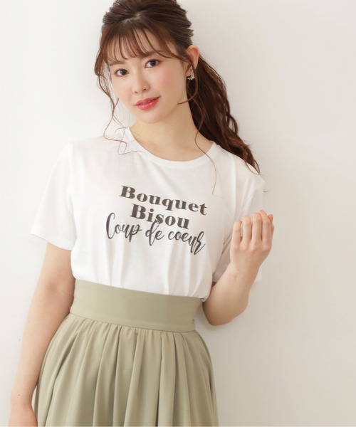 PROPORTION BODY DRESSING(プロポーションボディドレッシング)の「<E>ロゴTシャツ / 1212167401(Tシャツ/カットソー・レディース・ホワイト系その他/ダークグレー/オフホワイト・FREE)」の18枚目の写真