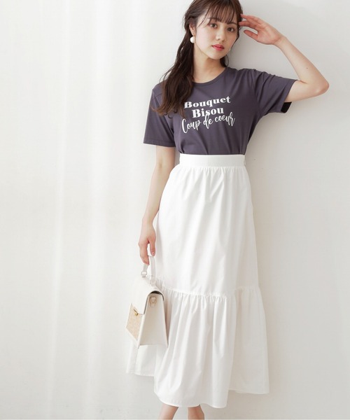 PROPORTION BODY DRESSING(プロポーションボディドレッシング)の「<E>ロゴTシャツ / 1212167401(Tシャツ/カットソー・レディース・ホワイト系その他/ダークグレー/オフホワイト・FREE)」の20枚目の写真
