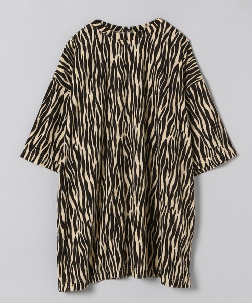 JEANASIS(ジーナシス)の「パイルアニマルTEE/294519(Tシャツ/カットソー・レディース・レオパード/ゼブラ・FREE)」の2枚目の写真