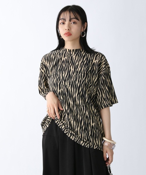 JEANASIS(ジーナシス)の「パイルアニマルTEE/294519(Tシャツ/カットソー・レディース・レオパード/ゼブラ・FREE)」の4枚目の写真