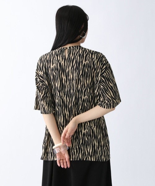 JEANASIS(ジーナシス)の「パイルアニマルTEE/294519(Tシャツ/カットソー・レディース・レオパード/ゼブラ・FREE)」の5枚目の写真