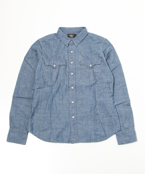 インディゴ シャンブレー ウエスタンシャツ（シャツ/ブラウス）｜RRL