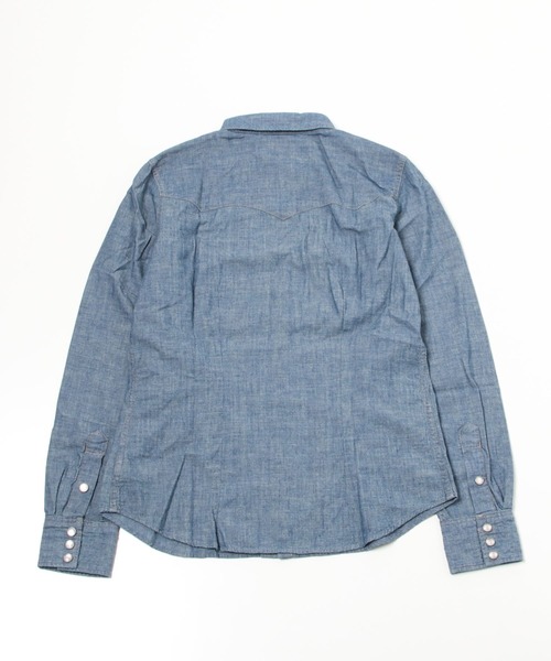 インディゴ シャンブレー ウエスタンシャツ（シャツ/ブラウス）｜RRL