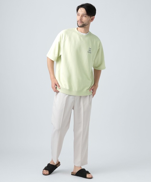 BAYFLOW(ベイフロー)の「【UMW】ハーフスリーブスウェット(Tシャツ/カットソー・メンズ・ホワイト/ライトグリーン/ネイビー・MEDIUM/LARGE)」の11枚目の写真