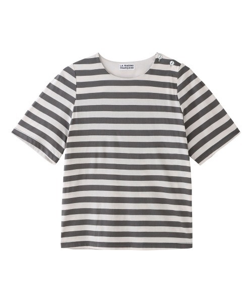 【LA MARINE FRANÇAISE】ワイドボーダーカットソー ボーダー — LA MARINE FRANCAISE