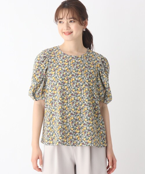 index（インデックス）の「◆フルーツプリントアソートブラウス【WEB限定カラー・サイズ】（シャツ/ブラウス・レディース・ネイビー系/ホワイト系3/ホワイト系/ピンク系その他2・38/42/36/40）」の5枚目の写真