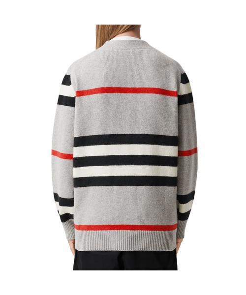 BURBERRY(バーバリー)の「ポップトレーディング ウールカシミア カーディガン(カーディガン/ボレロ・メンズ・グレー・M/L)」の4枚目の写真
