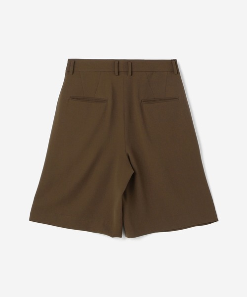 Morris & Sons（モリスアンドサンズ）の「MORRIS & SONS | タックショーツ WOMEN（その他パンツ・レディース・ブラック/ブラウン・1/0）」の4枚目の写真