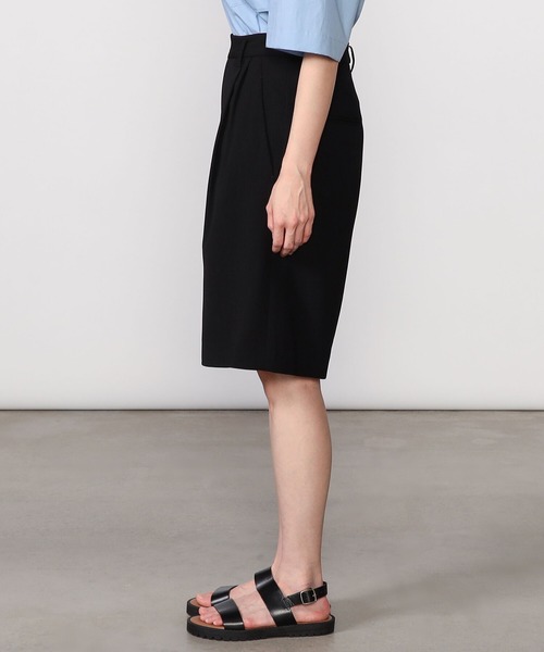 Morris & Sons（モリスアンドサンズ）の「MORRIS & SONS | タックショーツ WOMEN（その他パンツ・レディース・ブラック/ブラウン・1/0）」の11枚目の写真