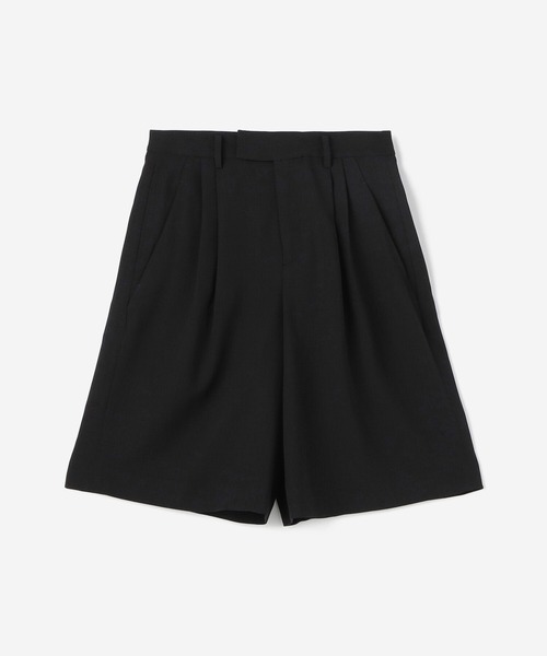 Morris & Sons（モリスアンドサンズ）の「MORRIS & SONS | タックショーツ WOMEN（その他パンツ・レディース・ブラック/ブラウン・1/0）」の9枚目の写真