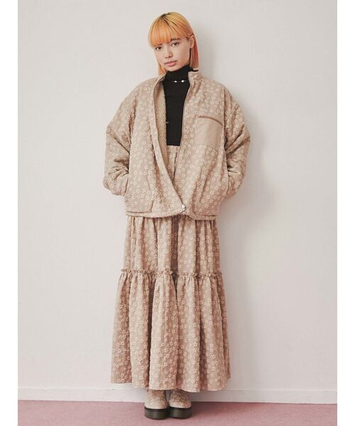 merry jenny（メリージェニー）の「frillリブタートルニット（ニット/セーター・レディース・アイボリー/ブラック/グリーン/ライトブルー/ベージュ・FREE）」の12枚目の写真