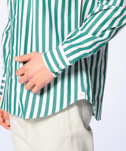 UNITED ARROWS(ユナイテッドアローズ)の「<BOW&ARROWS(ボウ アンド アローズ)> ワイドストライプ シャツ◆(シャツ/ブラウス・メンズ・ブラック/ケリー/ネイビー・X-SMALL/LARGE/MEDIUM/SMALL)」の9枚目の写真