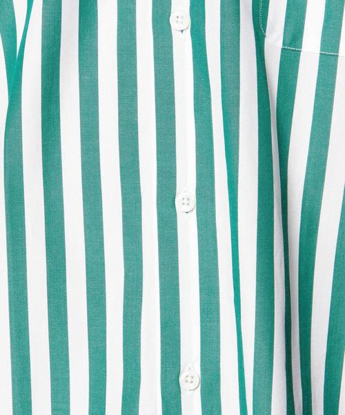 UNITED ARROWS(ユナイテッドアローズ)の「<BOW&ARROWS(ボウ アンド アローズ)> ワイドストライプ シャツ◆(シャツ/ブラウス・メンズ・ブラック/ケリー/ネイビー・X-SMALL/LARGE/MEDIUM/SMALL)」の11枚目の写真