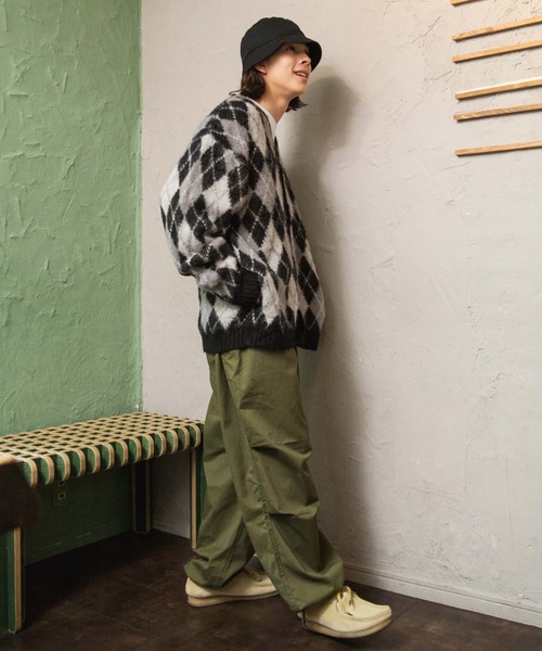 WEGO(ウィゴー)の「WEGO/モヘアライク総柄BIGカーディガン(カーディガン/ボレロ・レディース・その他1/その他2/その他3/その他4/その他5/その他6・MEDIUM/LARGE)」の7枚目の写真