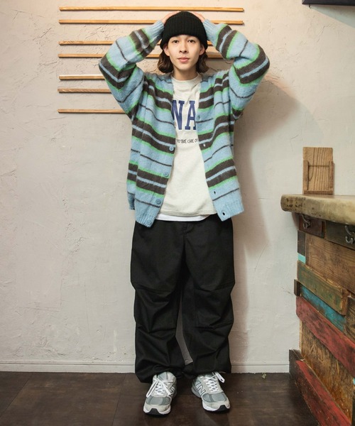 WEGO(ウィゴー)の「WEGO/モヘアライク総柄BIGカーディガン(カーディガン/ボレロ・レディース・その他1/その他2/その他3/その他4/その他5/その他6・MEDIUM/LARGE)」の15枚目の写真