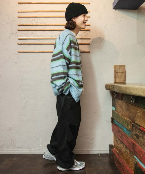 WEGO(ウィゴー)の「WEGO/モヘアライク総柄BIGカーディガン(カーディガン/ボレロ・レディース・その他1/その他2/その他3/その他4/その他5/その他6・MEDIUM/LARGE)」の13枚目の写真