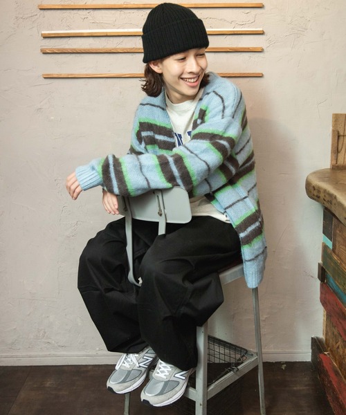 WEGO(ウィゴー)の「WEGO/モヘアライク総柄BIGカーディガン(カーディガン/ボレロ・レディース・その他1/その他2/その他3/その他4/その他5/その他6・MEDIUM/LARGE)」の19枚目の写真