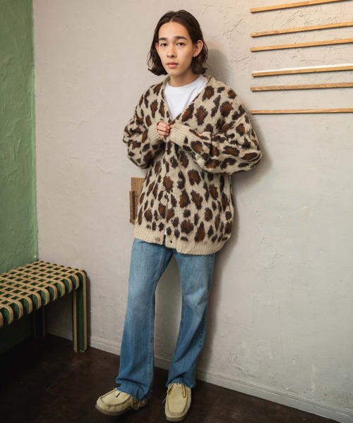 WEGO(ウィゴー)の「WEGO/モヘアライク総柄BIGカーディガン(カーディガン/ボレロ・レディース・その他1/その他2/その他3/その他4/その他5/その他6・MEDIUM/LARGE)」の12枚目の写真