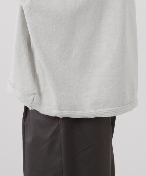 JOURNAL STANDARD J.S HOMESTEAD(ジャーナルスタンダードホームステッド)の「【J.S Homestead】OVER LARGE PONCHO S/S / オーバー ラージ ポンチョ Tシャツ(Tシャツ/カットソー・メンズ・イエロー/グレー/グリーン/パープル・FREE)」の14枚目の写真