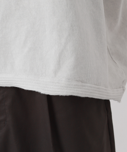 JOURNAL STANDARD J.S HOMESTEAD(ジャーナルスタンダードホームステッド)の「【J.S Homestead】OVER LARGE PONCHO S/S / オーバー ラージ ポンチョ Tシャツ(Tシャツ/カットソー・メンズ・イエロー/グレー/グリーン/パープル・FREE)」の15枚目の写真