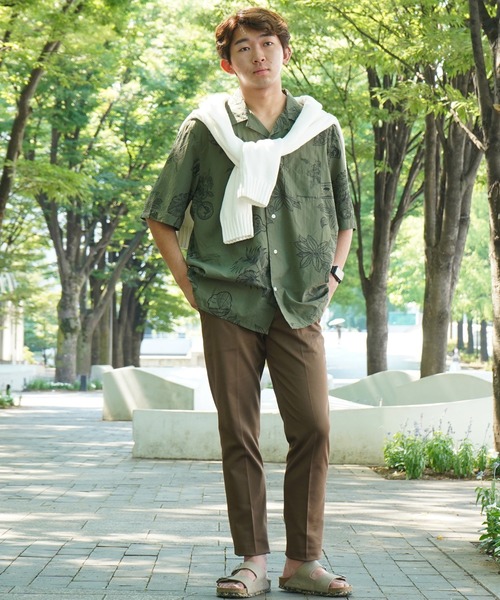 Banana Republic(バナナリパブリック)の「リラックス リゾート シャツ(シャツ/ブラウス・メンズ・カーキ/ホワイト系その他・S/M/L/XL)」の7枚目の写真