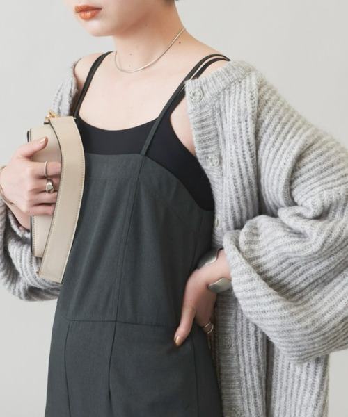 Aunt Marie's(アントマリーズ)の「キャミルーズオールインワン(サロペット/オーバーオール・レディース・チャコールグレー/ブラック/アイボリー・FREE/S)」の13枚目の写真