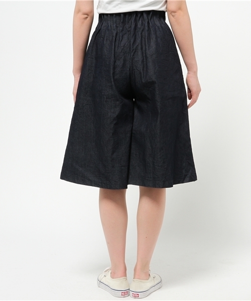 Kastane（カスタネ）の「【Kastane】デニムWタックガウチョパンツ（その他パンツ・レディース・インディゴブルー・FREE）」の6枚目の写真