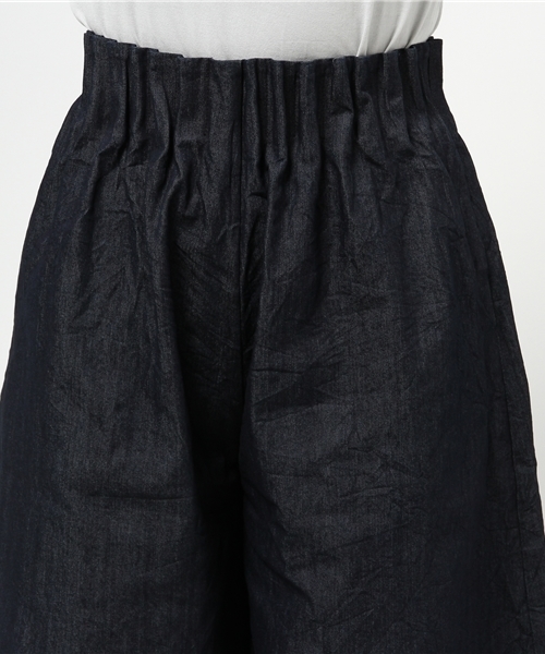 Kastane（カスタネ）の「【Kastane】デニムWタックガウチョパンツ（その他パンツ・レディース・インディゴブルー・FREE）」の7枚目の写真