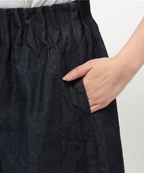Kastane（カスタネ）の「【Kastane】デニムWタックガウチョパンツ（その他パンツ・レディース・インディゴブルー・FREE）」の9枚目の写真