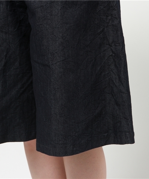 Kastane（カスタネ）の「【Kastane】デニムWタックガウチョパンツ（その他パンツ・レディース・インディゴブルー・FREE）」の2枚目の写真