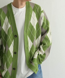 SENSE OF PLACE by URBAN RESEARCH | 『ユニセックス』アーガイルVネックカーディガン(カーディガン/ボレロ)