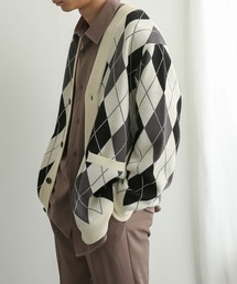 SENSE OF PLACE by URBAN RESEARCH | 『ユニセックス』アーガイルVネックカーディガン(カーディガン/ボレロ)