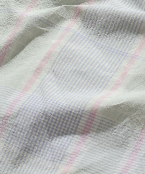 BEAMS PLUS（ビームスプラス）の「BEAMS PLUS / ビッグ フェードチェック ボタンダウンシャツ（シャツ/ブラウス・メンズ・レモンイエロー/ミント/チェリーピンク・S/M/XL/L/X-SMALL）」の5枚目の写真