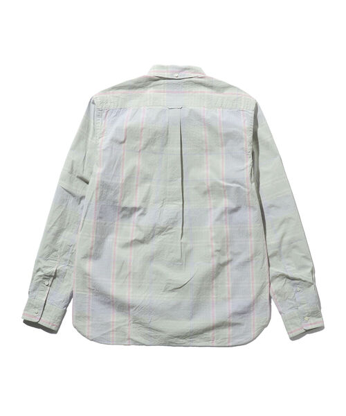 BEAMS PLUS（ビームスプラス）の「BEAMS PLUS / ビッグ フェードチェック ボタンダウンシャツ（シャツ/ブラウス・メンズ・レモンイエロー/ミント/チェリーピンク・S/M/XL/L/X-SMALL）」の6枚目の写真