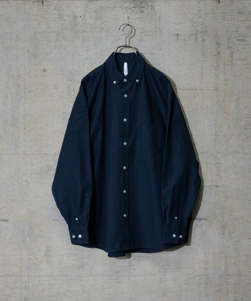 JOHN'S CLOSET(ジョンズクローゼット)の「【i】オックス ボタンダウン ビッグシャツ(シャツ/ブラウス・メンズ・ホワイト/ブラック/イエロー/ネイビー/グレー/サックスブルー・LARGE/MEDIUM/X-LARGE)」の5枚目の写真