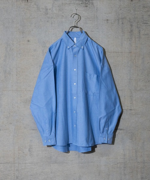 JOHN'S CLOSET(ジョンズクローゼット)の「【i】オックス ボタンダウン ビッグシャツ(シャツ/ブラウス・メンズ・ホワイト/ブラック/イエロー/ネイビー/グレー/サックスブルー・LARGE/MEDIUM/X-LARGE)」の6枚目の写真