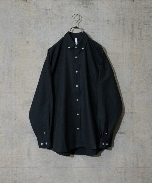 JOHN'S CLOSET(ジョンズクローゼット)の「【i】オックス ボタンダウン ビッグシャツ(シャツ/ブラウス・メンズ・ホワイト/ブラック/イエロー/ネイビー/グレー/サックスブルー・LARGE/MEDIUM/X-LARGE)」の3枚目の写真
