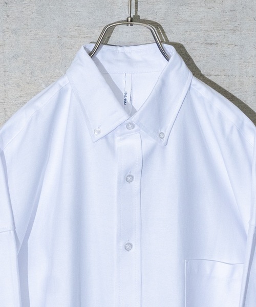 JOHN'S CLOSET(ジョンズクローゼット)の「【i】オックス ボタンダウン ビッグシャツ(シャツ/ブラウス・メンズ・ホワイト/ブラック/イエロー/ネイビー/グレー/サックスブルー・LARGE/MEDIUM/X-LARGE)」の7枚目の写真