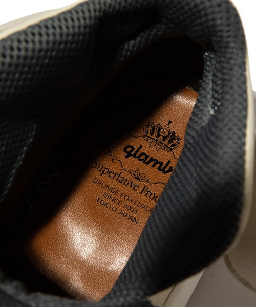 glamb(グラム)の「Retro Future Sneakers / レトロフューチャースニーカー(スニーカー・メンズ・ブラック/ホワイト・4/3/1/2)」の12枚目の写真