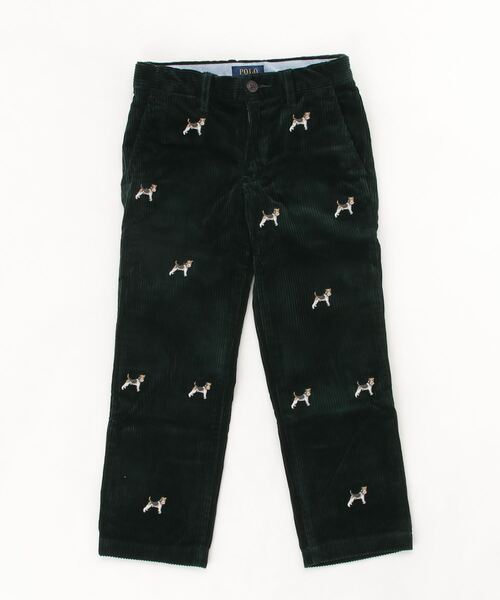 POLO RALPH LAUREN CHILDRENSWEAR(ポロ ラルフ ローレン チルドレンズウェア)の「Polo プレップスター エンブロイダード コーデュロイ パンツ(その他パンツ・キッズ・グリーン・7/6/4)」の4枚目の写真