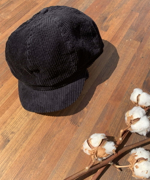 a.v.v（アーヴェヴェ）の「コーデュロイキャスケット（キャスケット・メンズ・ブラック・46）」の7枚目の写真