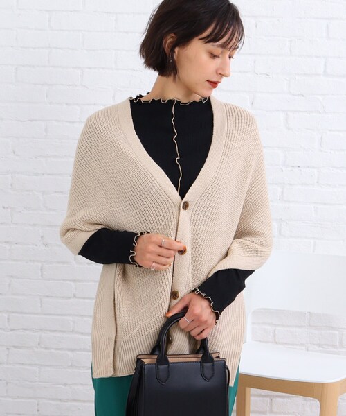 SHOO・LA・RUE（シューラルー）の「◆【2WAY】アソートニットストール（ストール/ショール・レディース・ライトベージュ/グレー系3/ベージュ系3・00）」の18枚目の写真